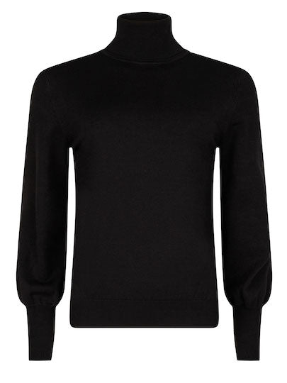 YDENCE Knittted Top Mel black