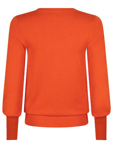 YDENCE Knitted top Vera Orange