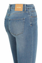 Load image into Gallery viewer, RAIZZED Flared Jeans Sunrise Mid Blue Stone